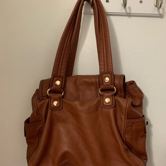 Marc by Marc Jacobs Flap Top Brown Leather Bag - Picture 2 of 6